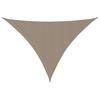 Vidaxl Triangular Garden Sail, Oxford Fabric, 3X4X4 M, Taupe Color