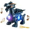 Cool Light Mechanical Dinosaur Electric Powered Simulation Fire Toy  Entertainment Game