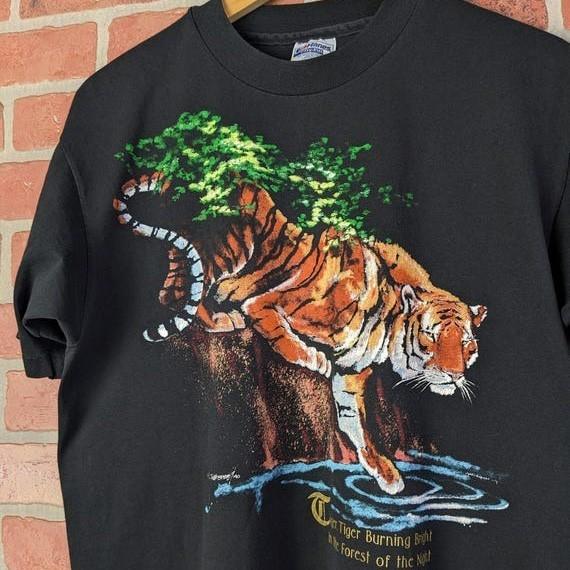 Retro TIGER 90s Graphic Unisex Short Sleeve TShirt S5XL Unisex T-Shirt L