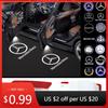 Autoaufkleber 2 Stück LED Auto Tür HD Laser Projektor Lichter Tür Willkommenslampe Für Mercedes Benz A C E GLC GLA GLE W205 W212 W213 X25