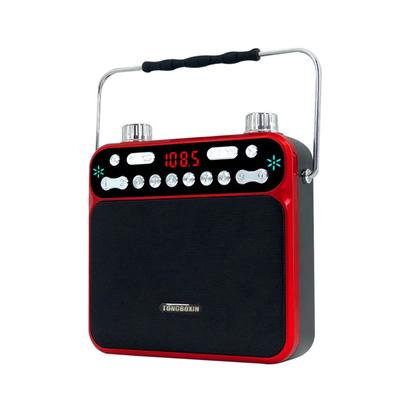 With 2 Rechargeable 18650 Battery Portable Bluetooth Speaker Outdoor Loud Microphone FM Radio AUX USB TF MP3 Player LED Touch
