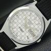 REFURBISHED SEIKO 5 AUTOMATIC MENS WATCH JAPAN MADE WHITE DIAL CUSTOM A440063-2 QV90-a440063