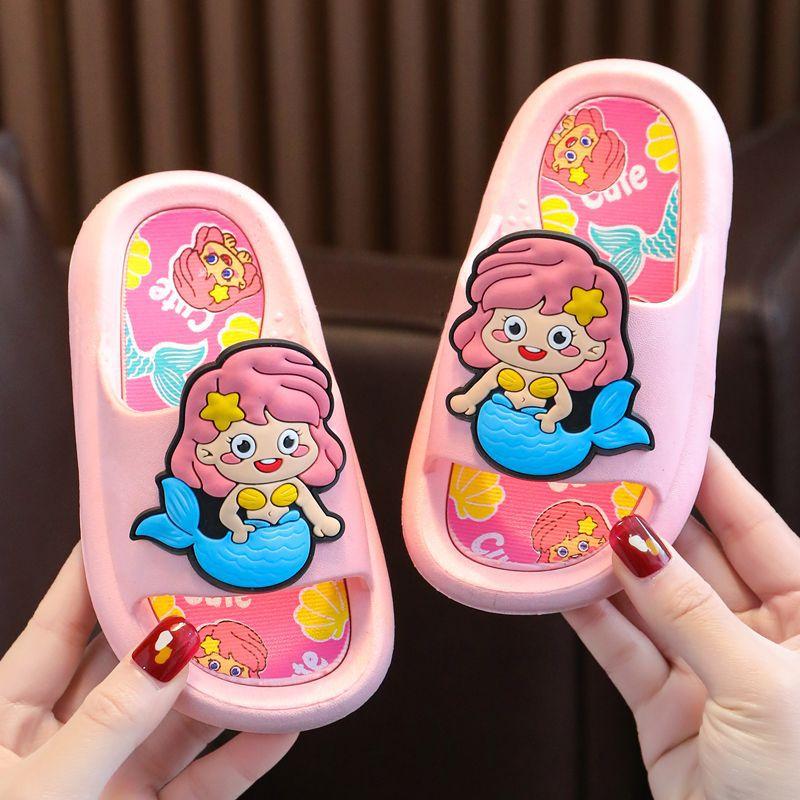 

Slip-on Girls Indoor Anti-slip Cartoon Shoes 22-23