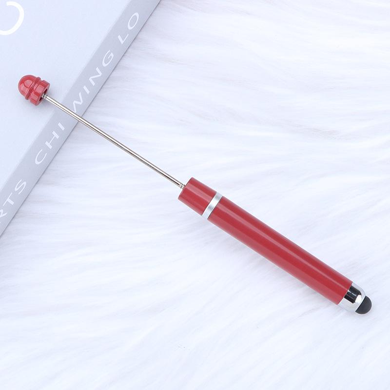 Multi-functional Touch Screen Beading Ballpoint Pen with Extended Rod for DIY Cute Bead Design