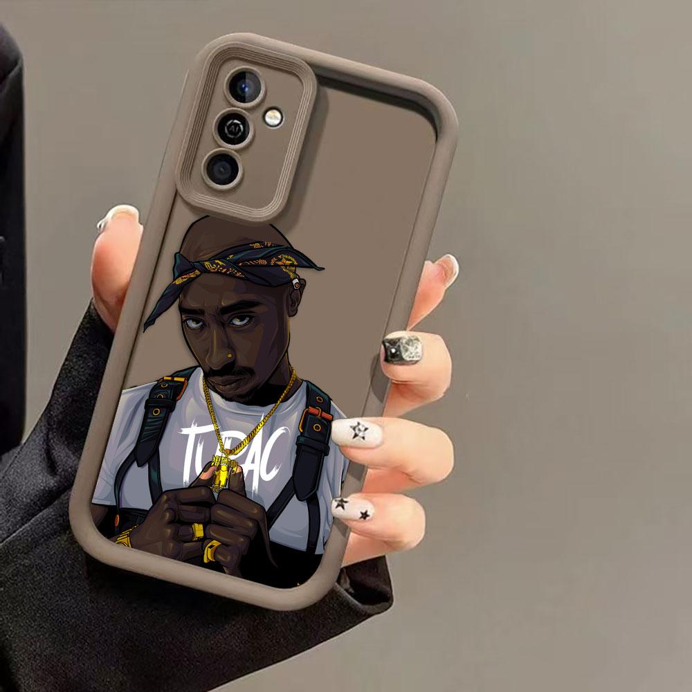 Rap 2pac-C T-Tupac Shakur Phone Case For Samsung A07 A50 A70 A03 A03S A04 A05 A05S A06 A11 A12 M16 A10 M34 M51 M54 NOTE 20 Cover