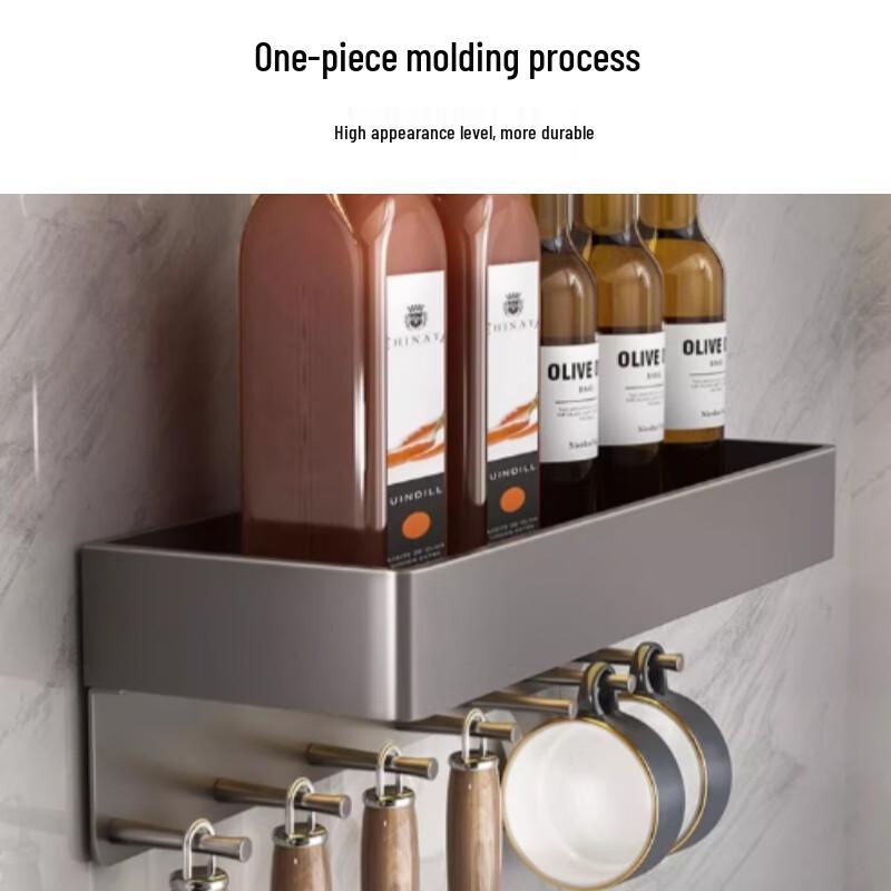 BeiYing Luxury Double-Layer Wall-Mounted Kitchen Rack