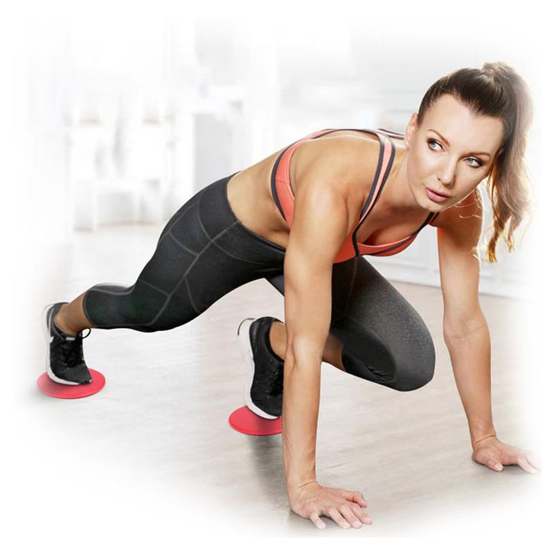 2Pcs Gliding Discs Slider Fitness Disc Exercise Sliding Plate Abdominal Core Muscle Training Yoga Sliding Disc Fitness Equipment