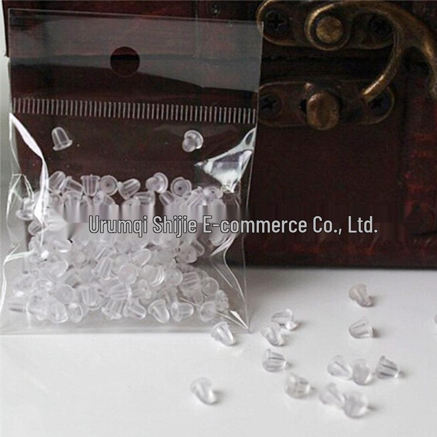 Kugelförmige Kunststoff-Ohrstöpsel - 100 DIY Schmuck Ohrring-Verschlüsse