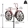Bicycle Garden Decor, Bicycle Metal Wind Spinner, Vintage Outdoor Garden Decor, for Outdoor Lawn Iron Art Sculptures Statues Decorations