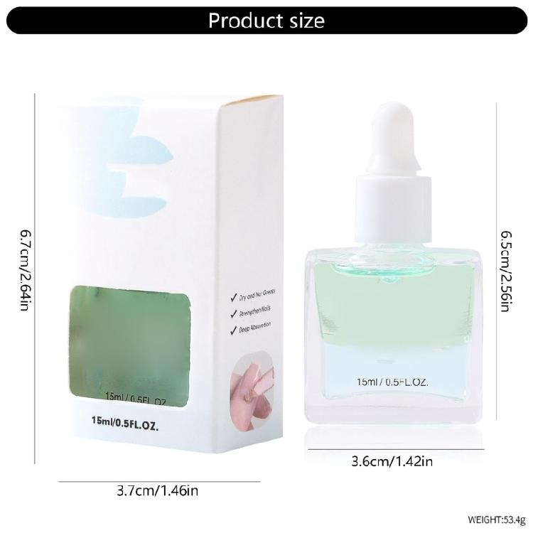 Strengthening Cuticle Oil Two Tone Nourishment Fast Absorption For Fragile Splitting Nail