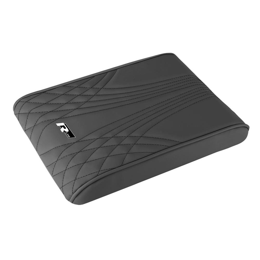 T271Pc Car Center Console Armrest Cover Leather Protection Cushion For Volkswagen GTI Golf Polo Tiguan Passat Touareg Magotan Jetta