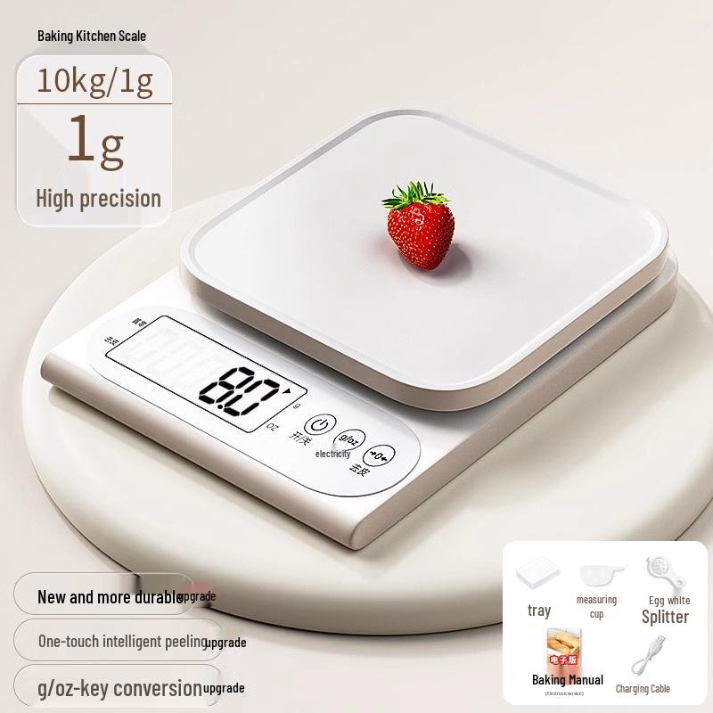 Compact Precision Kitchen Scale: Accurate Electronic Gram Weighing for Household and Food Use