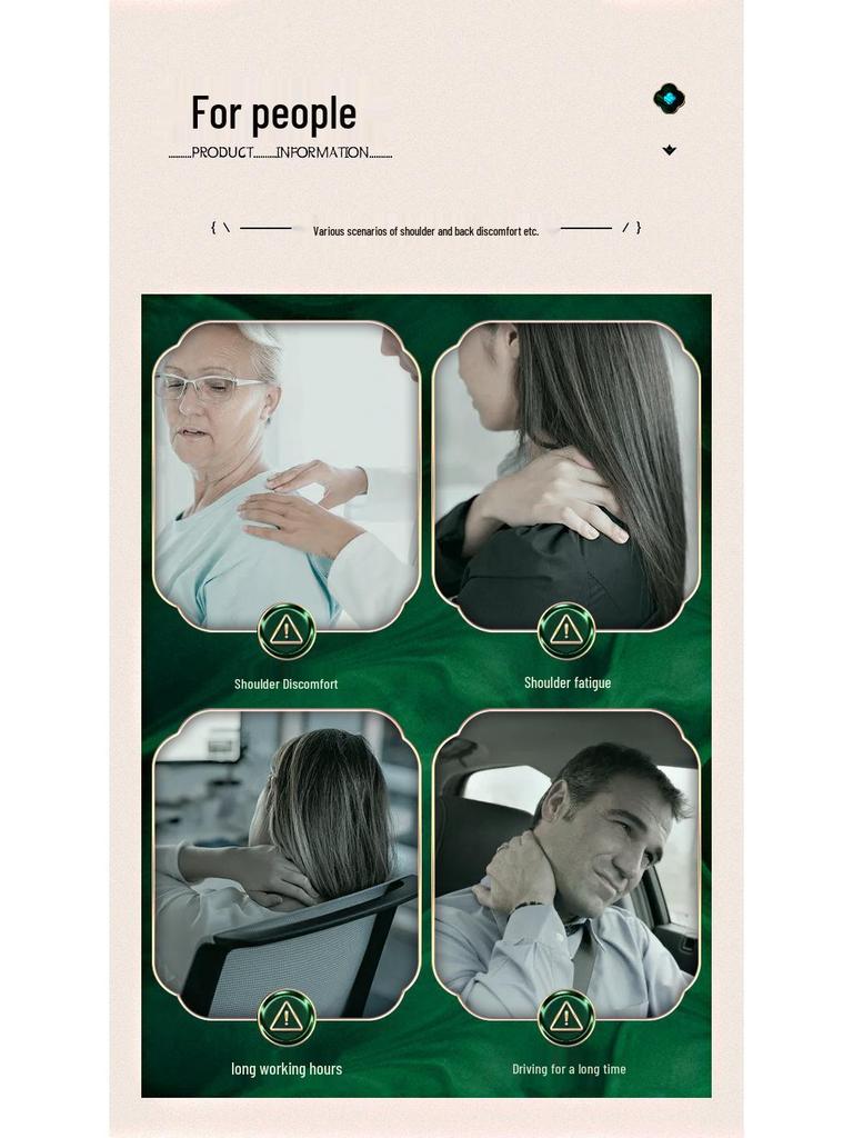 Heated Massage Shoulder and Neck Camisole for Men & Women - Warm Compress Therapy for Cold Protection