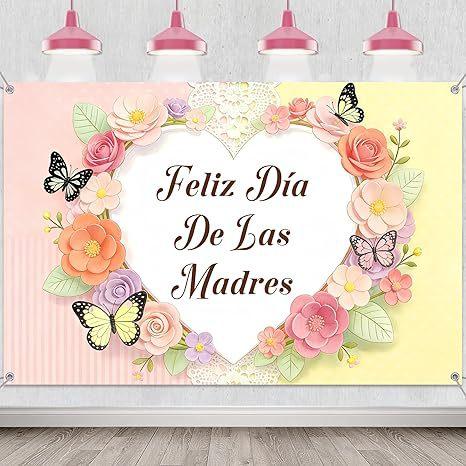 Flower Mother's Day Party Celebration Decorative Background Cloth Garden Arrangement Background