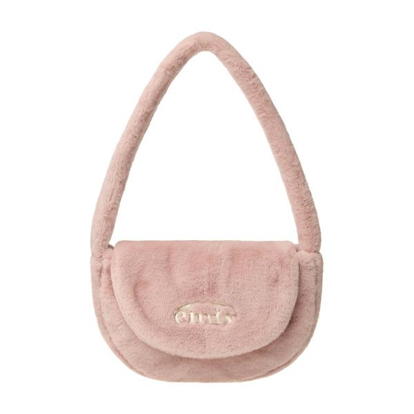 Product Name EMIS FUR HALF MOON FLAP BAG (Green, Pink, Brown)