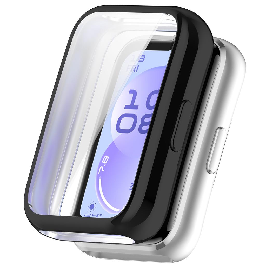 Θήκη Προστασίας για HUAWEI Band 11 Αξεσουάρ Πλήρης Κάλυψη Σκληρό Πλαίσιο Bumper από TPU Κάλυμμα Καλύμματος από Σκληρυμένο Γυαλί για θήκη huawei smart band11