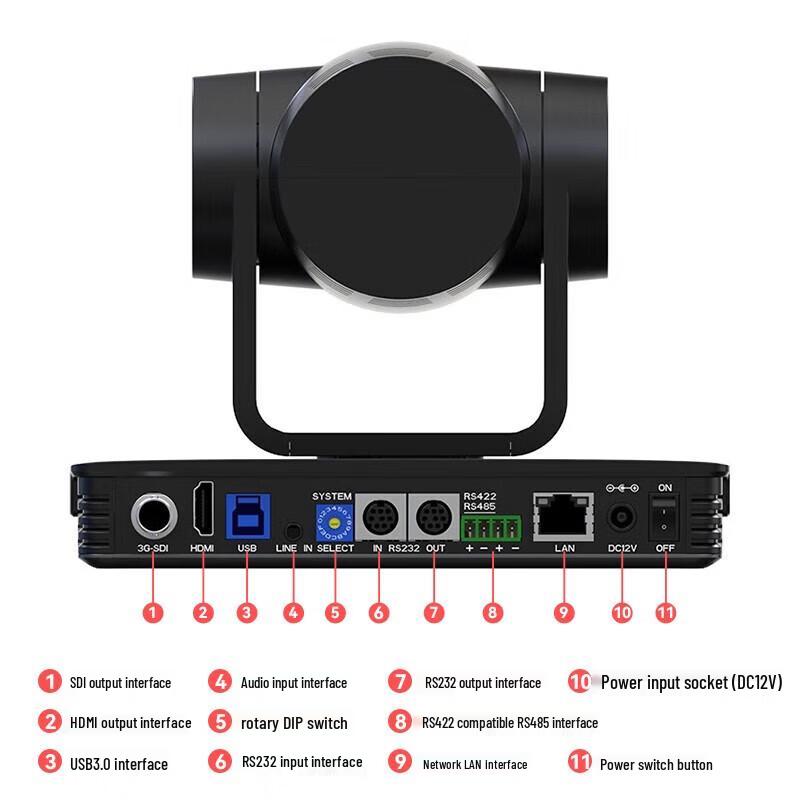TCHD Video 4K HD Live Stream Vertical Camera