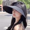 Women'S Summer  Outdoor Wide-Brimmed Ice Silk Sunshade Hat Vent Hat Breathable Sun Hat
