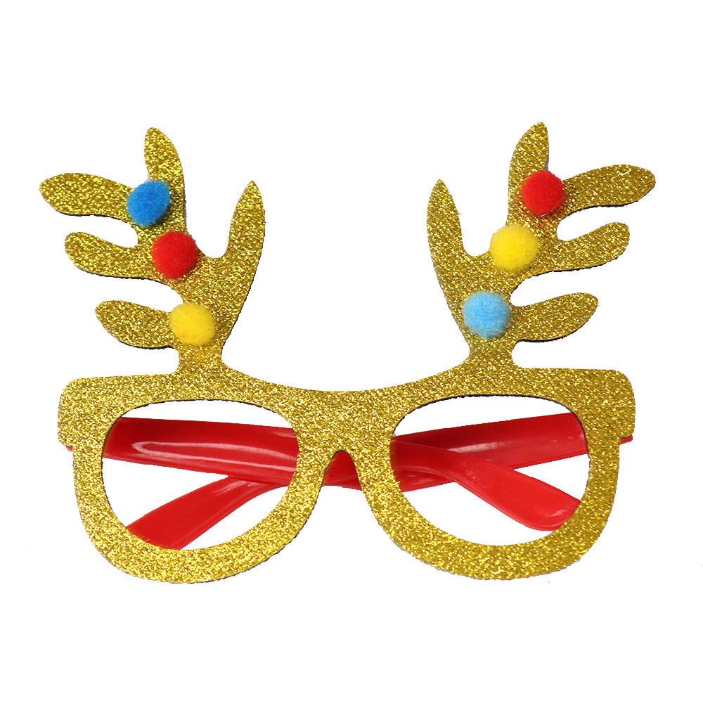 Unique Christmas Glasses Set For Festive Celebrations Includes 12 Cartoon Style Frames