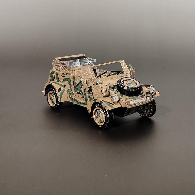 

VW82 All-Metal Stainless Steel 3D DIY Model Car Puzzle - Glue-Free Assembly