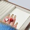 Elegant Apple Stud Earrings Accessory Crafted from High Quality Alloy with Sparkling Zircon for Fashionable Women