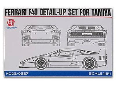 Hobby Design Ferrari F40 Detail Upset 1/24 HD02-0327