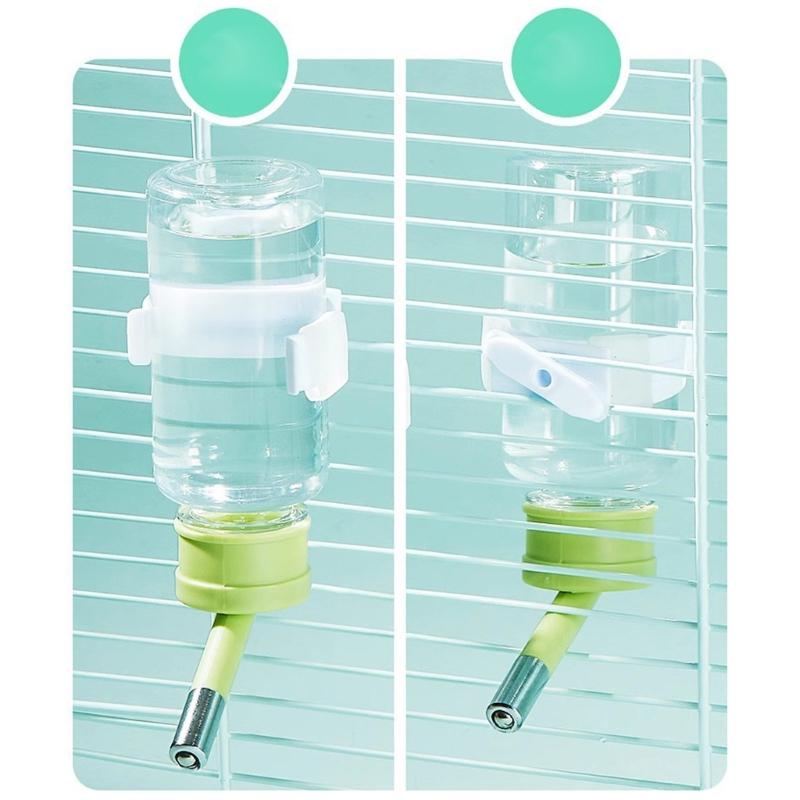 Hanging Hamsters Water Dispenser for Hamsters Cage Automatic External Small Animals Water Bottle NonMess Watering Supply
