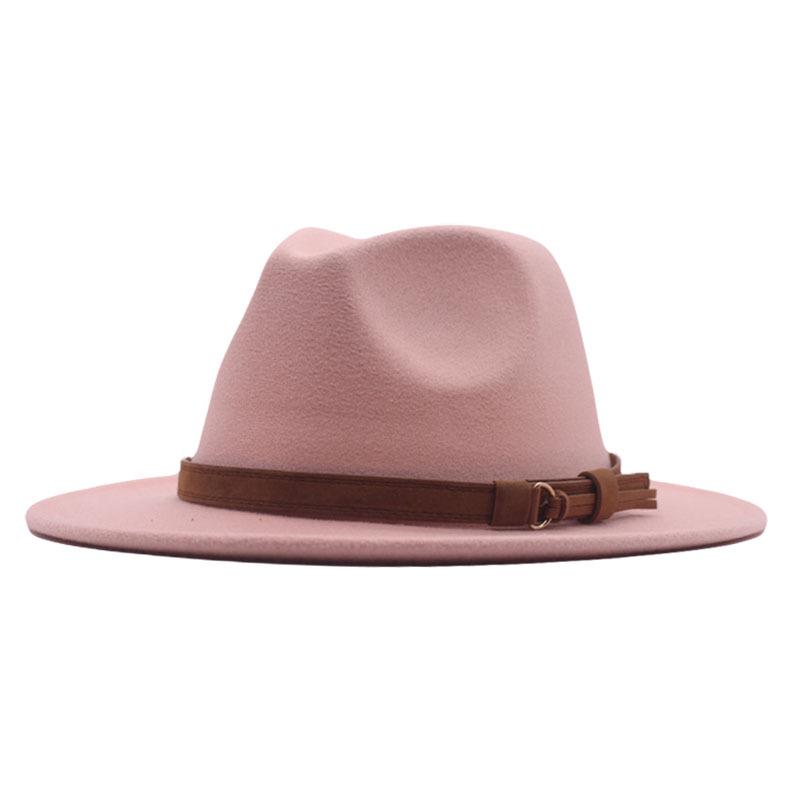 Women's Retro Wool Fedora Hat - Autumn/Winter British Style Bowler with Trendy Design