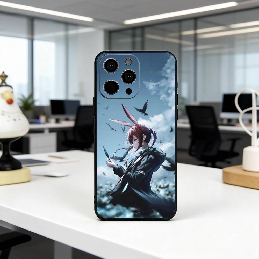 Game A-Ark-nights A-Amiya-es Phone Case Silicone Soft For IPhone 17 16 15 14 13 12 11 X XR Plus Pro Max Plus