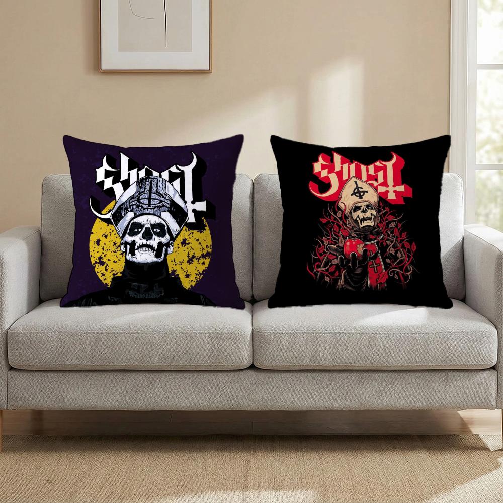 Cool G-Ghost BandS Cushion Cover Multi-Scene Pillow Cover for Home & Car - Reversible, Soft & Durable for Daily Use