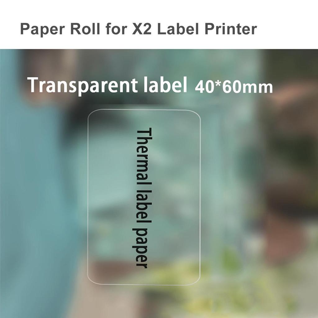 X2 Bluetooth Wireless Thermal Label Printer – Portable, Inkless Barcode & QR Code Machine