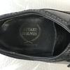 USED/60s-70s Vintage STUART HOLMES Goodyear Long Wingtip Shoes 27.5-28cm Black