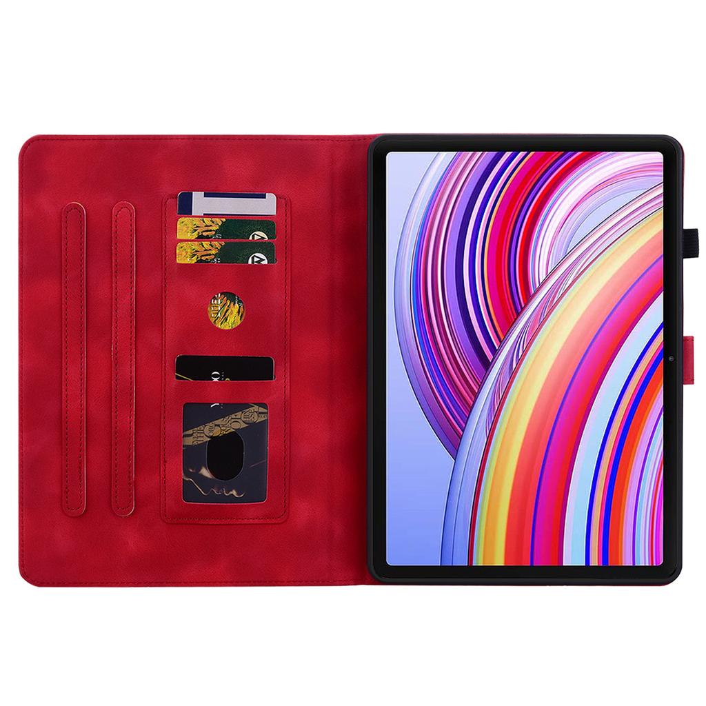 Für Redmi Pad 2 Pro 12.1 2025 Hülle 3D Lilienblume Rückseite TPU Faltbarer Ständer Tablet-Hülle für Redmi Pad Pro 12.1 Zoll 2024 Hülle