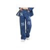 New MLB New York Yankees Jeans Women's Vibrant Blue 3FDPB0334-50INS