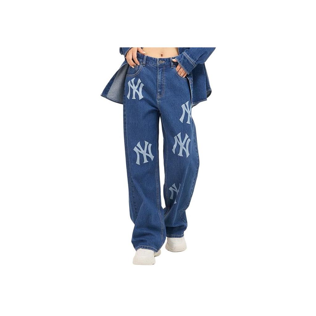New MLB New York Yankees Jeans Women's Vibrant Blue 3FDPB0334-50INS