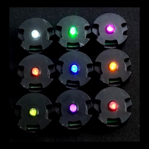 Leiasnow Gundam LED Units, 2 Red and 2 Blue, for RG, RG Zaku II, RG GM, and Haro models (2 Red and 2 Blue)