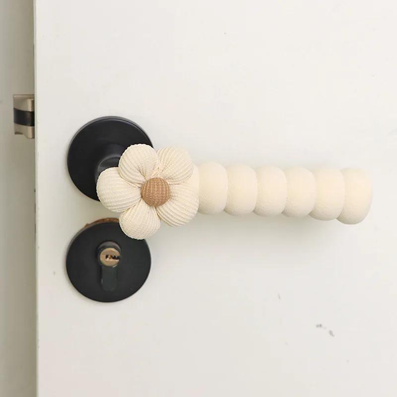 Flower EVA Door Handle Gloves Cute Dust Protective Cover Thickened Household Anti-collision Anti-static Universal Handle Cover