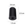 Cello Endpin NOn Slip Cap for Instrument Protection, Black Rubber Tip, Rubber Tip End, Endpin Cap, Rubber Material, Endpin Rubber Protector, Rubber Ti