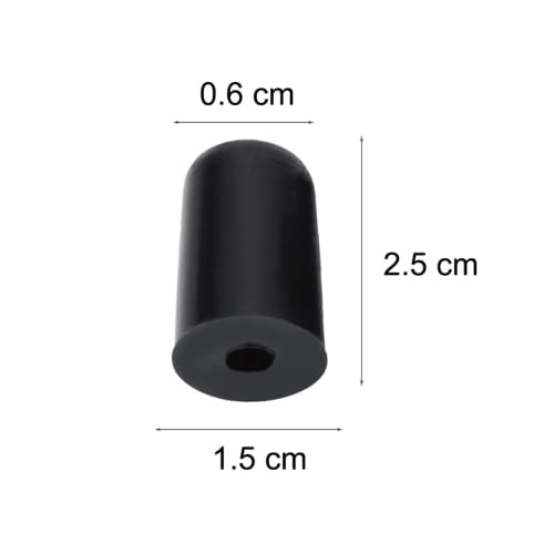 Cello Endpin NOn Slip Cap for Instrument Protection, Black Rubber Tip, Rubber Tip End, Endpin Cap, Rubber Material, Endpin Rubber Protector, Rubber Ti