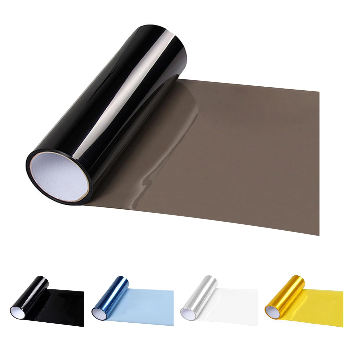 

Защита фар 5 цветов для мотоциклов и заднего фонаря УФ-защита Съемная и простая Защита транспортного средства Универсальная Совместимая с противотуманными фарами Пленка,