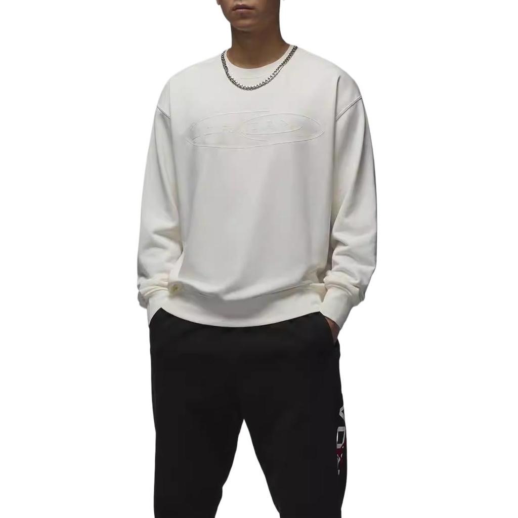 New Jordan Sweatshirt Men's Sail White HV9284-133