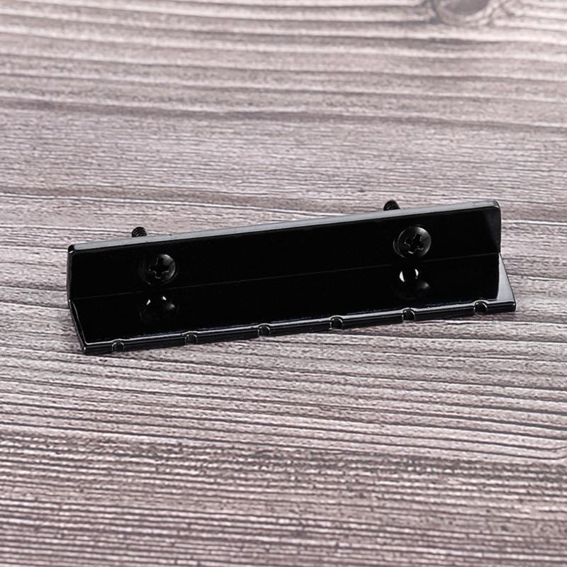 Durability Metal Guitar Bridge Nut For 6 String Electric Guitar Replacement Includes Pre Slotted Design And Mounting Screws For Quick Install