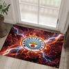 Manchester City Design Crystal Velvet Carpet Cozy Non?Slip Printed Rug For Bedroom Living Room Entrance