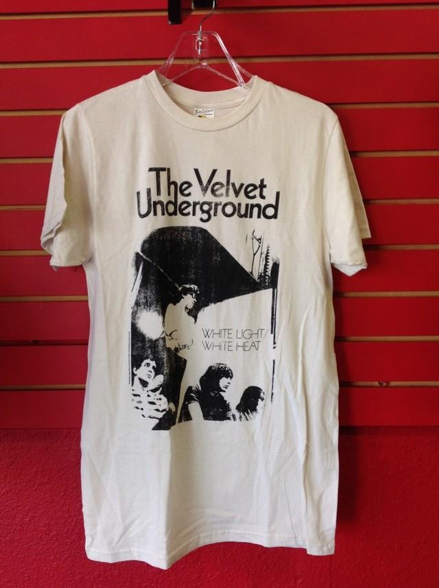 The Velvet Underground vintage white short sleeve t-shirt all sizes QT7156