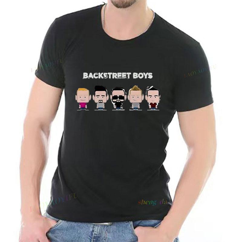 Backstreet Boys 90S Vintage Rock Band Graphics TShirts Unisex Clothes Retro Punk Tee Official Tee Cheap Polyester Unisex TShirt