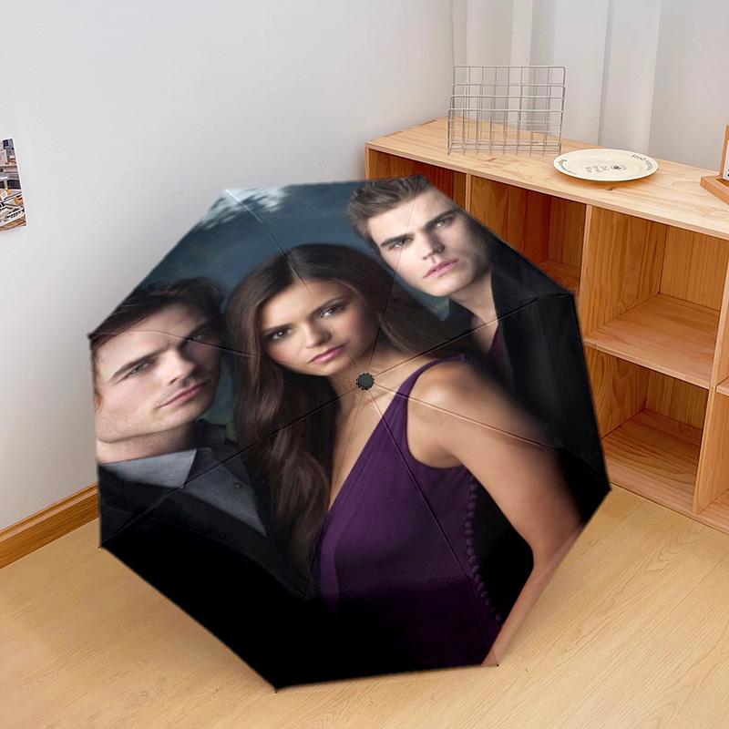 Twilight Saga Romance Automatic Umbrella - Suitable Travel Outdoor Portable Umbrella Birthday Gift Daily Essentials