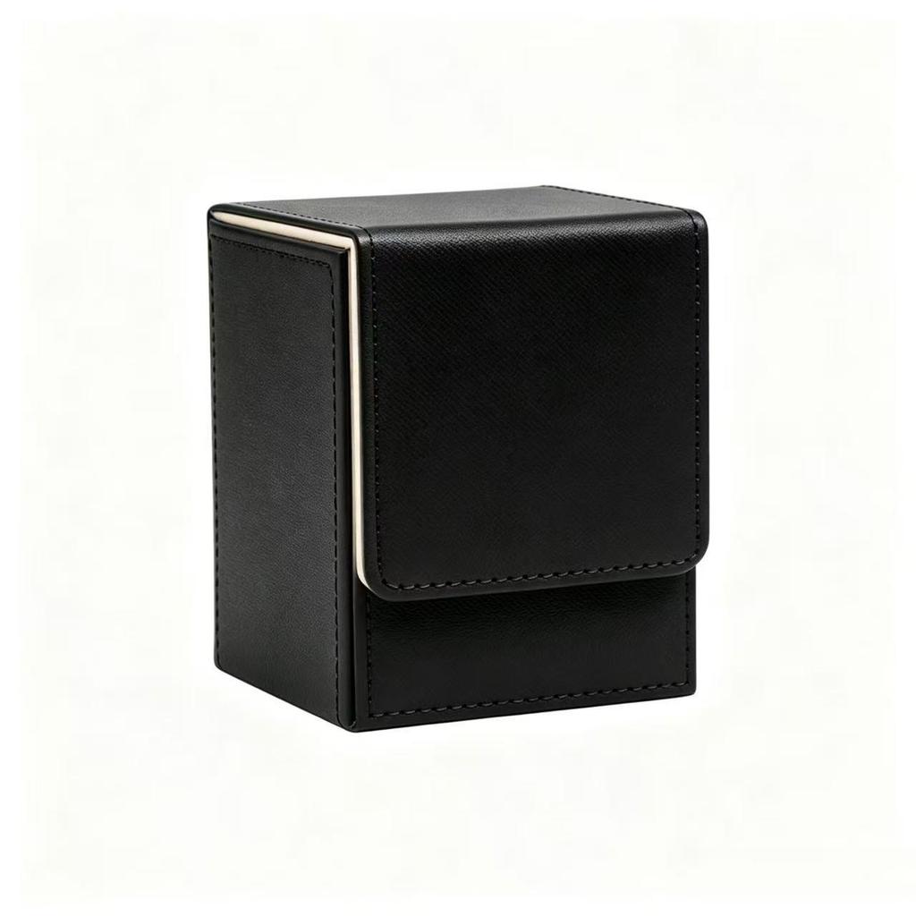 PU Leather Magnetic Card Storage Box - Red Hot Recommendation for Cards