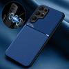 Leather Car Magnetic Holder Phone Cover For Samsung Galaxy S26 Ultra S 26 Plus S26Ultra 5G Soft Frame TPU Silicone Protect Funda