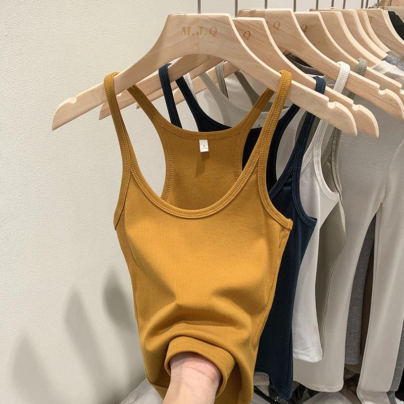 Dámské letní zeštíhlující pletené tílko - bez rukávů, stylové, skutečné fotografie