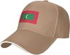 Flag of Maldives Unisex Baseball Cap Classic Low Profile Cotton Hat Sun Hat Outdoor Trucker Cap Dad Hat